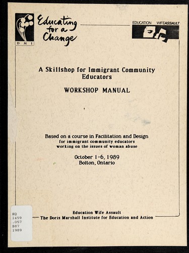 A skillshop for immigrant community educators