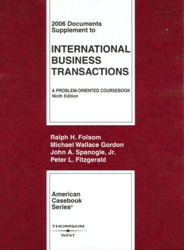 International Business Transactions: A Problem-oriented Course