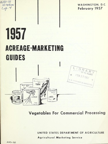 1957 acreage-marketing guides