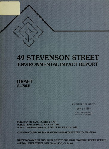 49 Stevenson Street, draft environmental impact statement