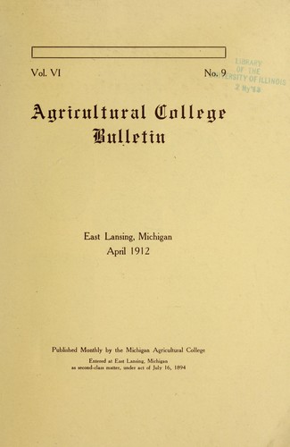 Agriculture ; engineering ; home economics ; forestry ; veterinary science