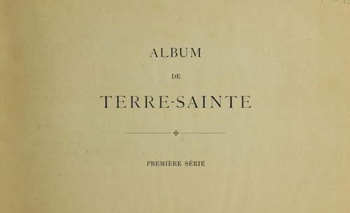 Album de Terre-Sainte