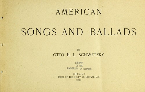 American songs and ballads