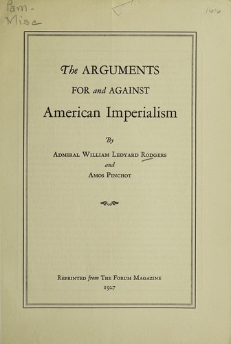 The arguments for and against American imperialism