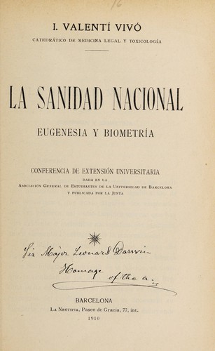 La sanidad nacional