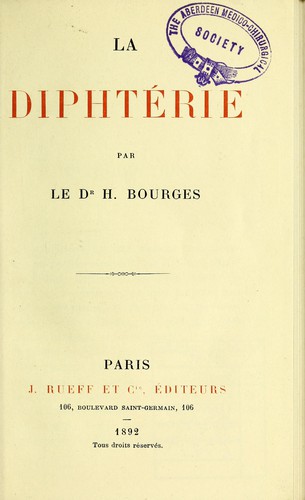La diphtérie