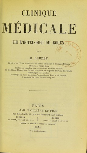 Clinique mÃ©dicale de l'HÃ´tel-Dieu de Rouen