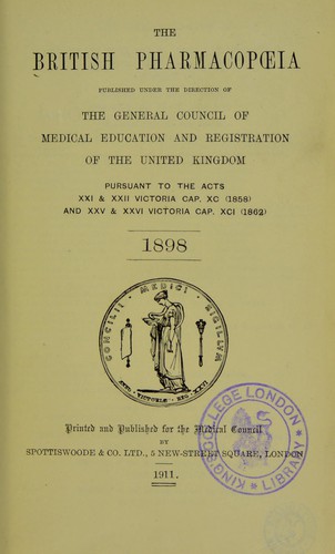 The British pharmacopoeia