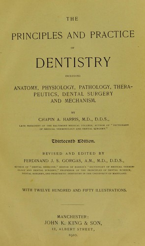 The principles and practice of dentistry