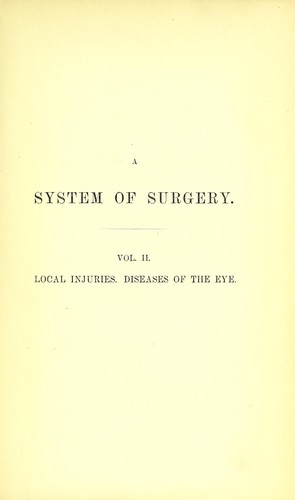 A system of surgery