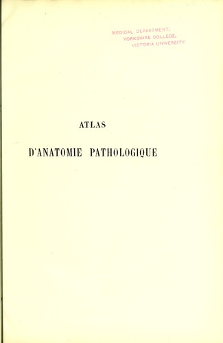 Atlas d'anatomie pathologique