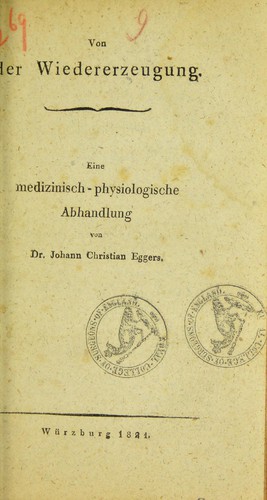 Von der Wiedererzeugung