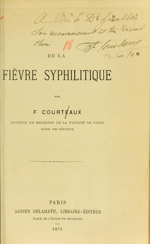 De la fièvre syphilitique