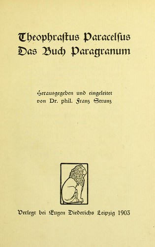 Das Buch Paragranum