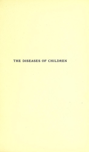 The diseases of children