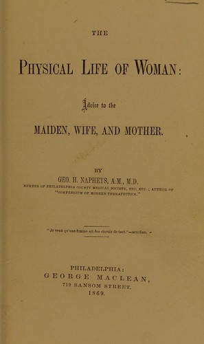 The physical life of woman