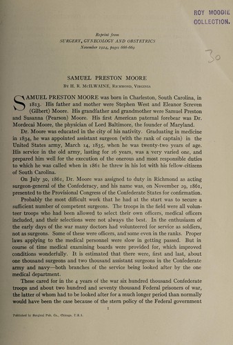 Samuel Preston Moore