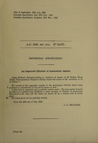 An improved chloride of ammonium inhaler