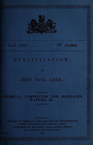 Specification of Jean Paul Gage