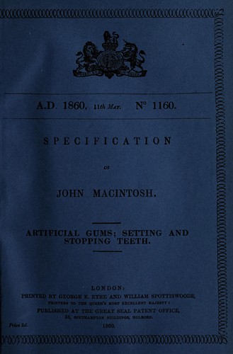 Specification of John Macintosh