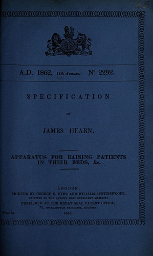 Specification of James Hearn