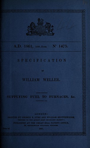 Specification of William Weller