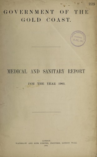 Medical and sanitary report