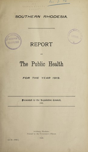 Report on the public health