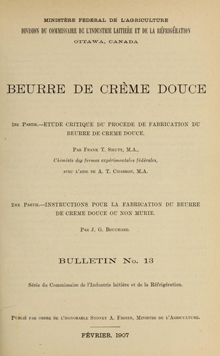 Beurre de crème douce
