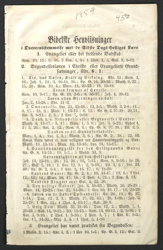 Bibelske Henviisninger i Overeensstemmelse med de Sidste Dags Helliges Laere