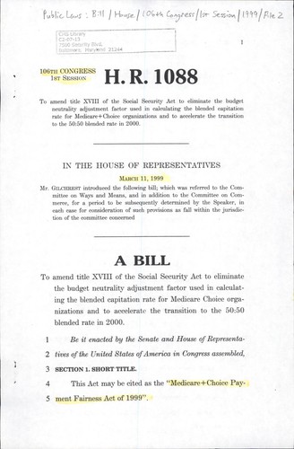 A bill to amend title XVIII of the Social Security Act to eliminate the budget neutrality adjustment factor used in calculating the blended capitation rate for Medicare[+]Choice organizations and to accelerate the transition to the 50