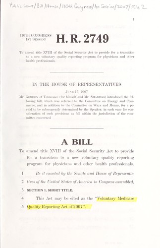 A bill to amend title XVIII of the Social Security Act to provide for a transition to a new voluntary quality reporting program for physicians and other health professionals