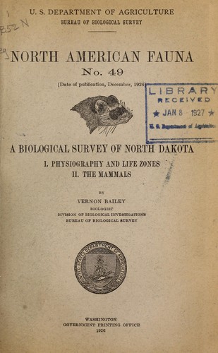 A biological survey of North Dakota
