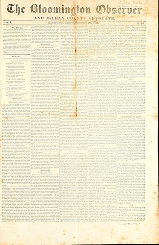 The Bloomington observer and McLean County advocate