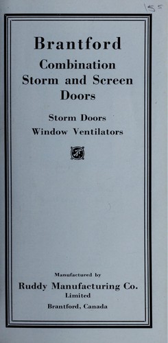Brantford combination storm and screen doors