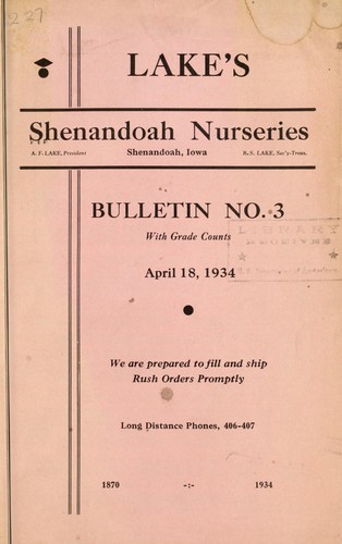 Bulletin no. 3 with grade counts