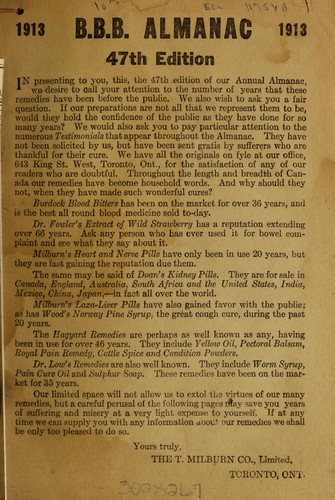 Burdock blood bitters