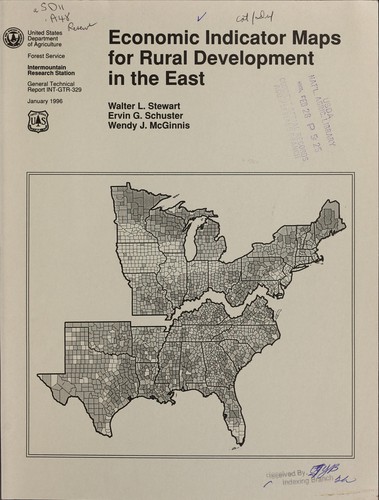 Economic indicator maps for rural development in the East