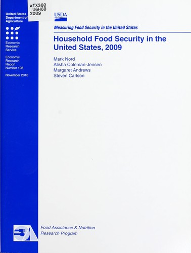 Household food security in the United States, 2009