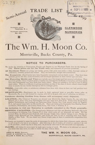 Semi-annual trade list