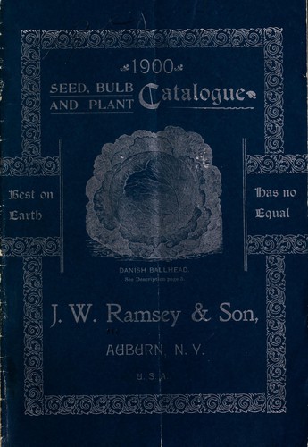1900 seed, bulb, and plant catalogue
