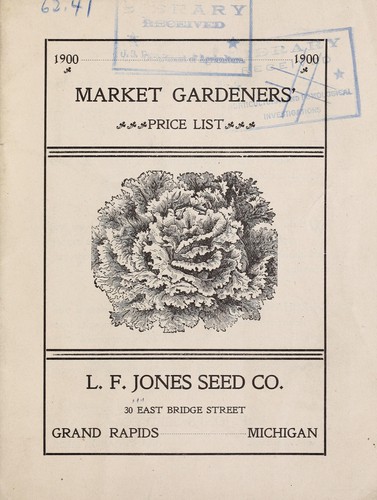 Market gardeners' price list