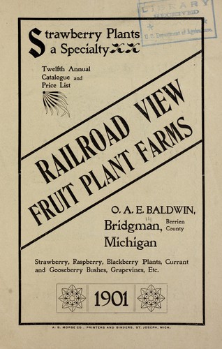 Twelfth annual catalogue and price list