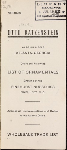 Wholesale trade list