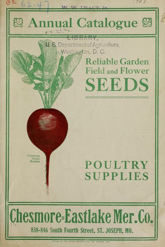 Annual catalogue [of] reliable garden, field and flower seeds, poultry supplies