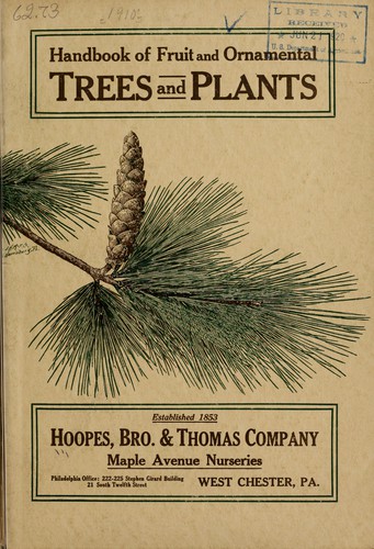 Handbook of fruit and ornamental trees and plants