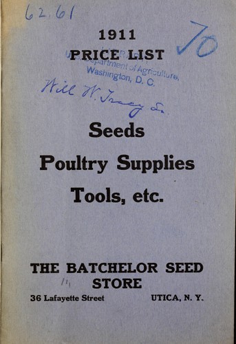 Seeds, poultry supplies, tools, etc
