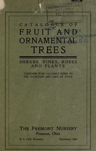 Catalogue of fruit and ornamental trees