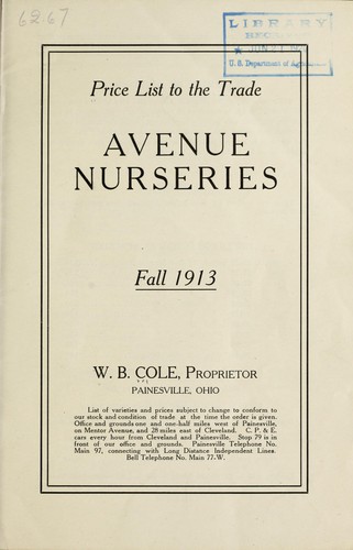 Price list to the trade