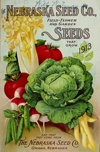 Field-flower and garden seeds that grow